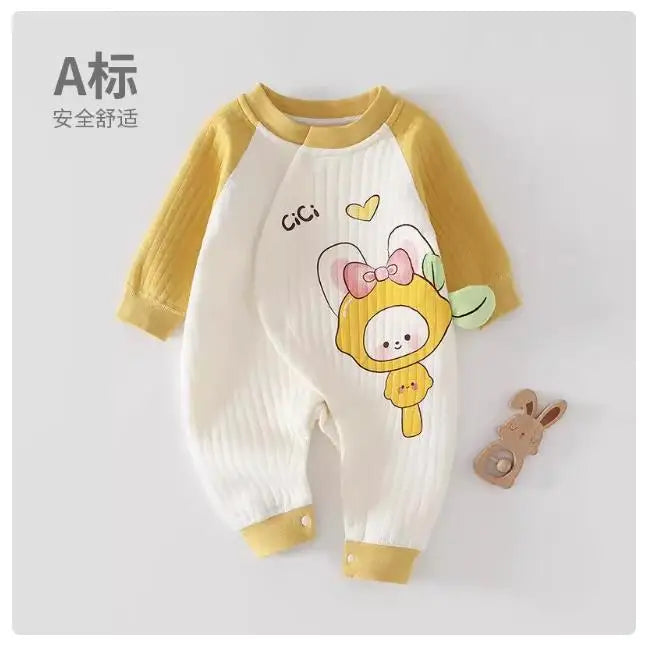 Pure cotton warm clothes for newborn babies 1