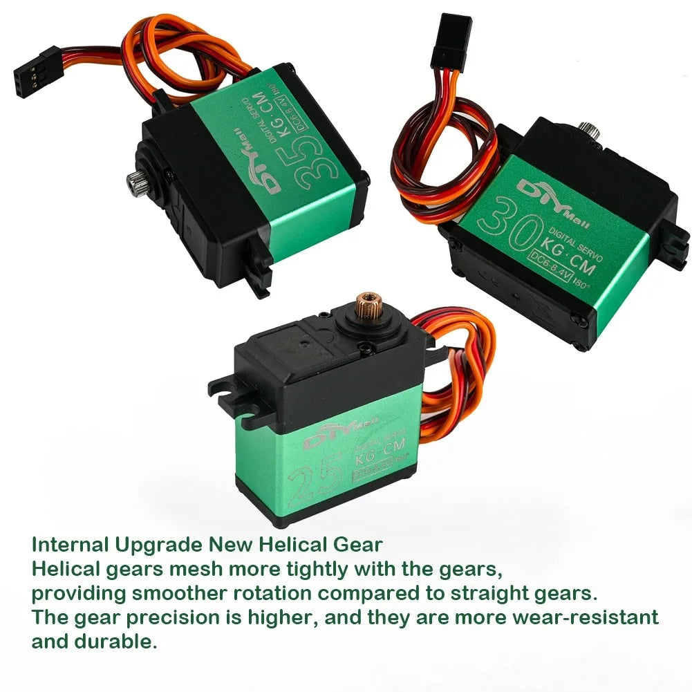 20KG 4.8-8.4V TD8820MG Digital Servo Motor Carbon Brush Half Metal High Torque 180/270/360°for Remote Control Robot Car Aircraft