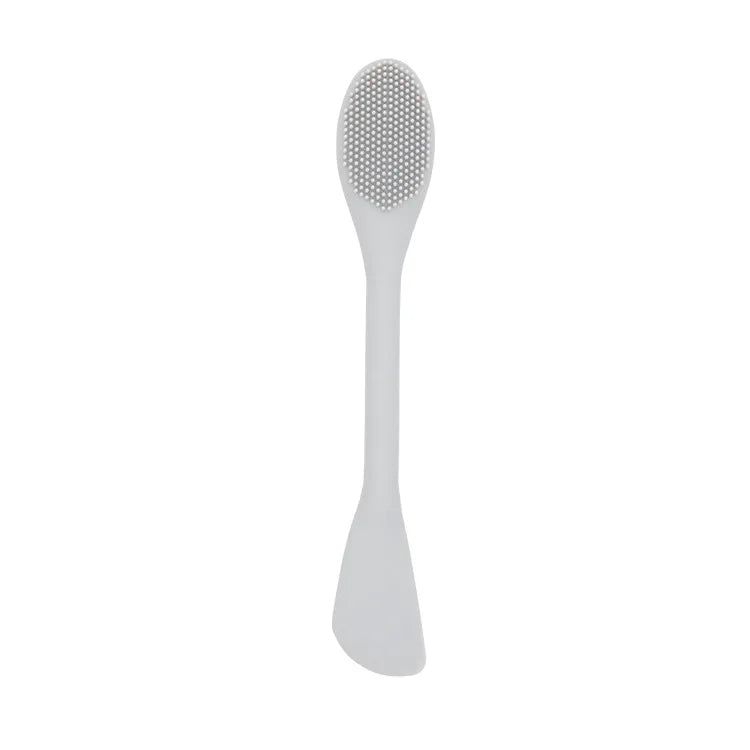 Double head silicone facial mask Brush soft hair mud film Brush Face cleaning mud film Apply mold adjusting stick tool