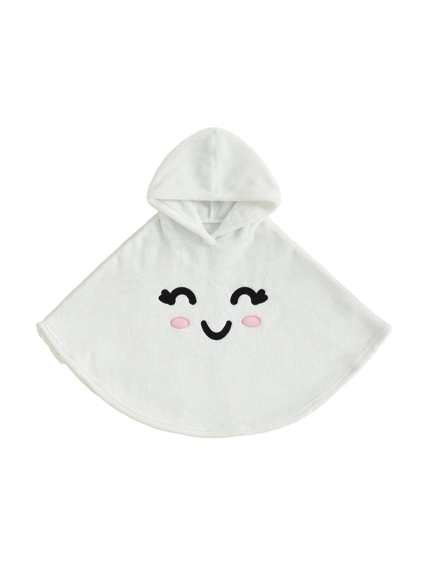 Creepy Halloween Costume for Children Black Bat Design Hooded Cloak for Toddlers and Teens