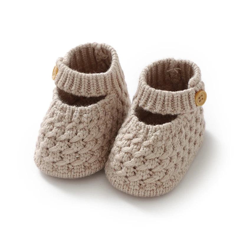 Baby Shoes Knit Newborn Boy Girl Footwear Fashion Cute Solid 0-18M Toddler Clothes Accessories Infant First Bed Boots Super Soft