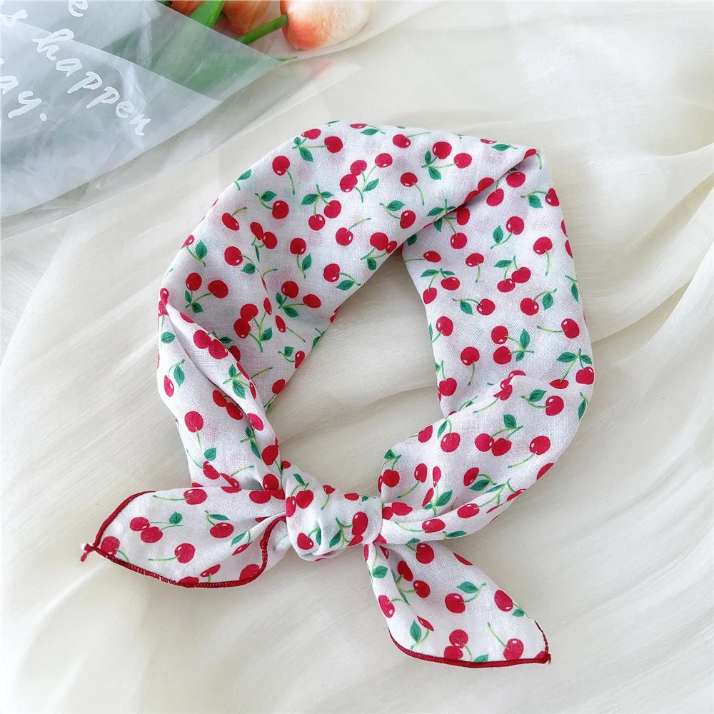 55*55cm Cotton Bandana Hairscarf Scarf Turban Shawl Headscarf Handkerchief Hair Accessories Wrap