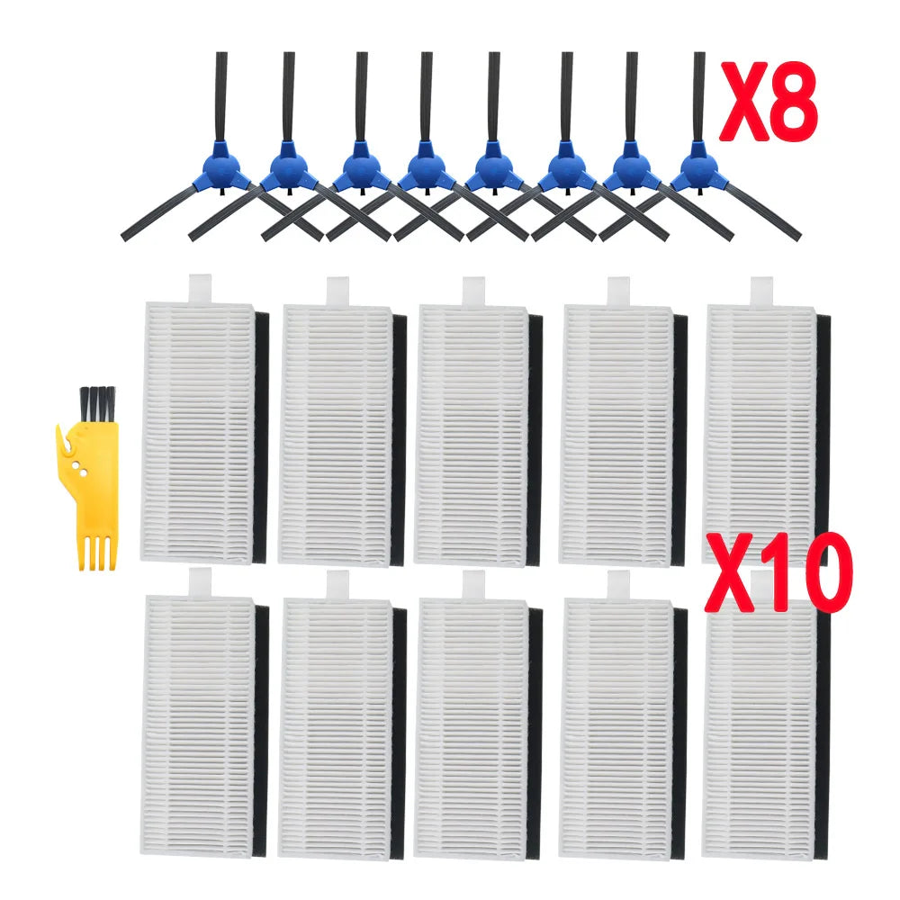 Accessories Kit Compatible With Eufy Robovac 11 S, Robovac 30, Robovac 30 C, Robovac 15C, Accessory Robotic Vacuum 8X Cleaner Fi