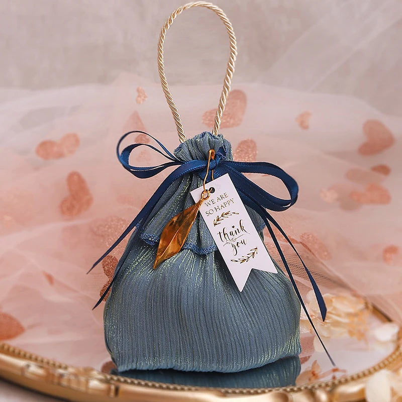 5pcs new gift bag candy biscuit packaging bag wedding birthday party baby shower cloth gift packaging bag gift for guests