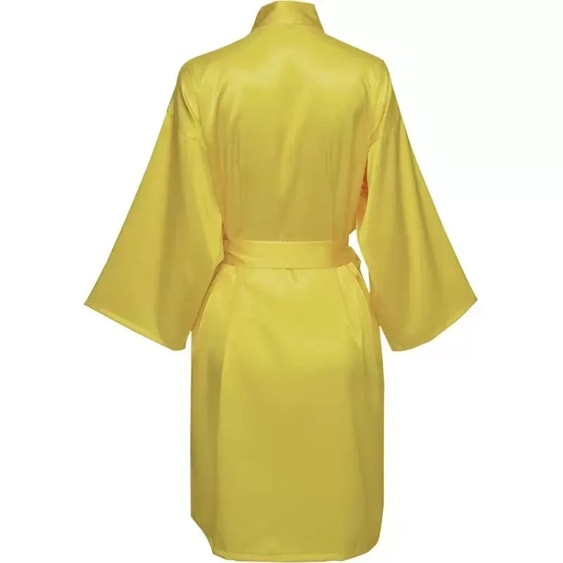 Personalized Name Bridesmaid Robes Bride Gift Bride Robe Gift Satin Robe Bride Dressing Gown Bridal Party Robes Wedding Robe