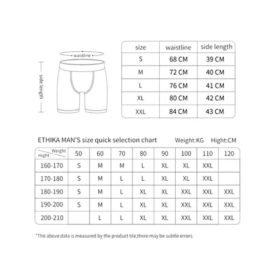 1Pcs Fashion Printed Men Underwear Boxer Cueca Male Pantiesy Lingerie Men Underpants Boxer Briefs Sexy S-XXL Men's Boxers Trunks