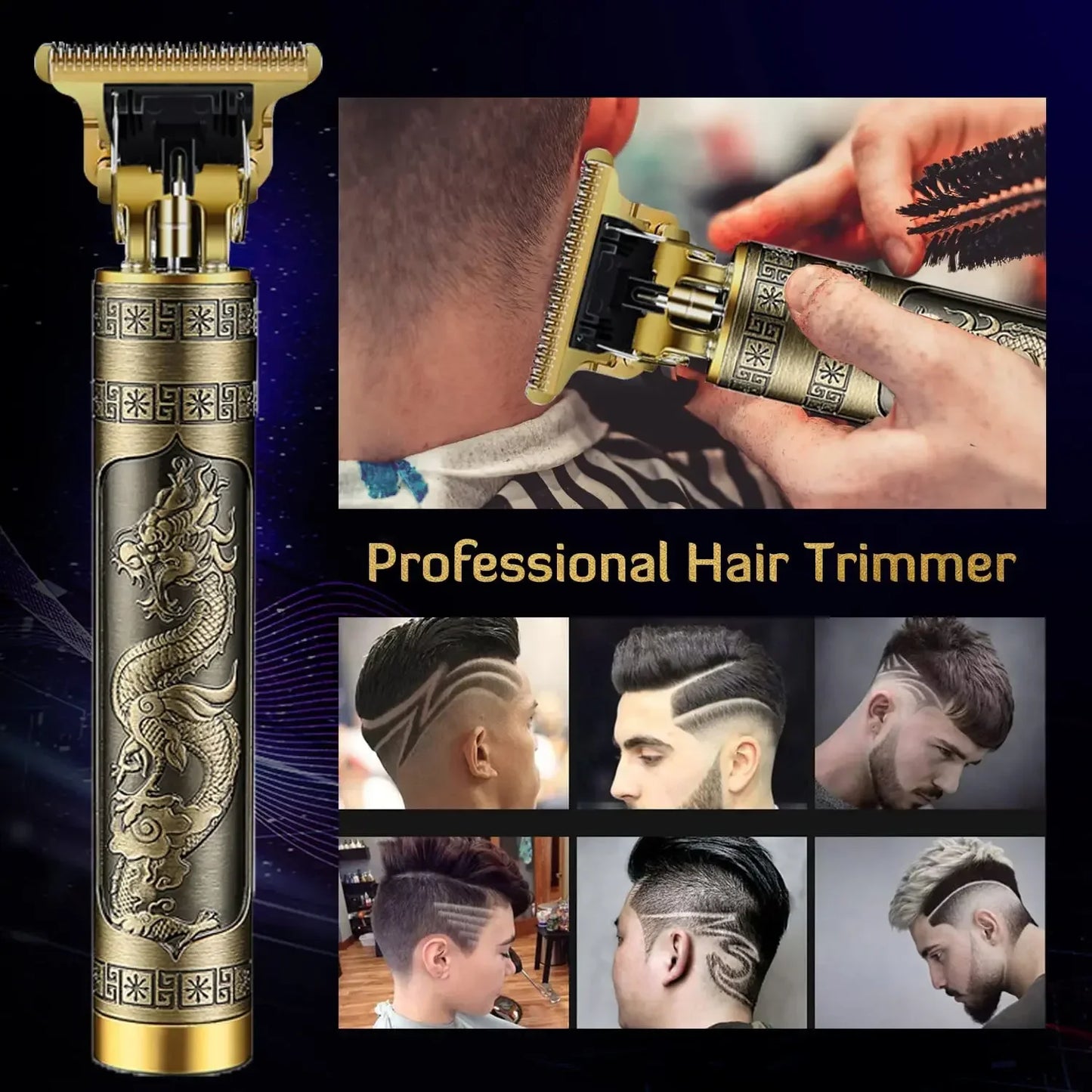 Three-speed Variable Gear T9 Hair Clipper Shaving Hair Trimming Hair Trimming Electric Shaver Boyfriend Gift Barber Clippers