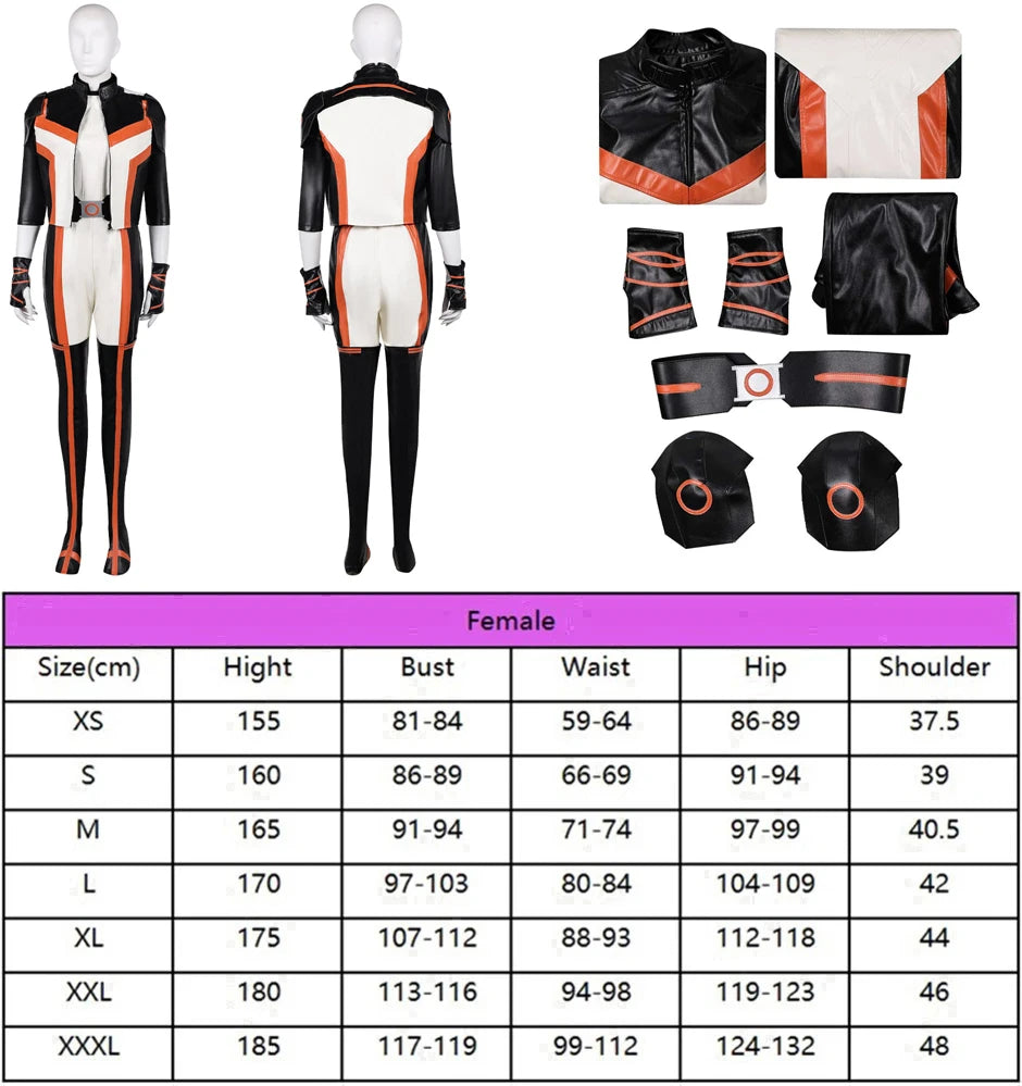 Women Hawkgirl Costume 2025 Jumpsuit Fantasia TV Shiera Cosplay Sanders Coat Gloves Belt Outfits Halloween Carnival Party Suit