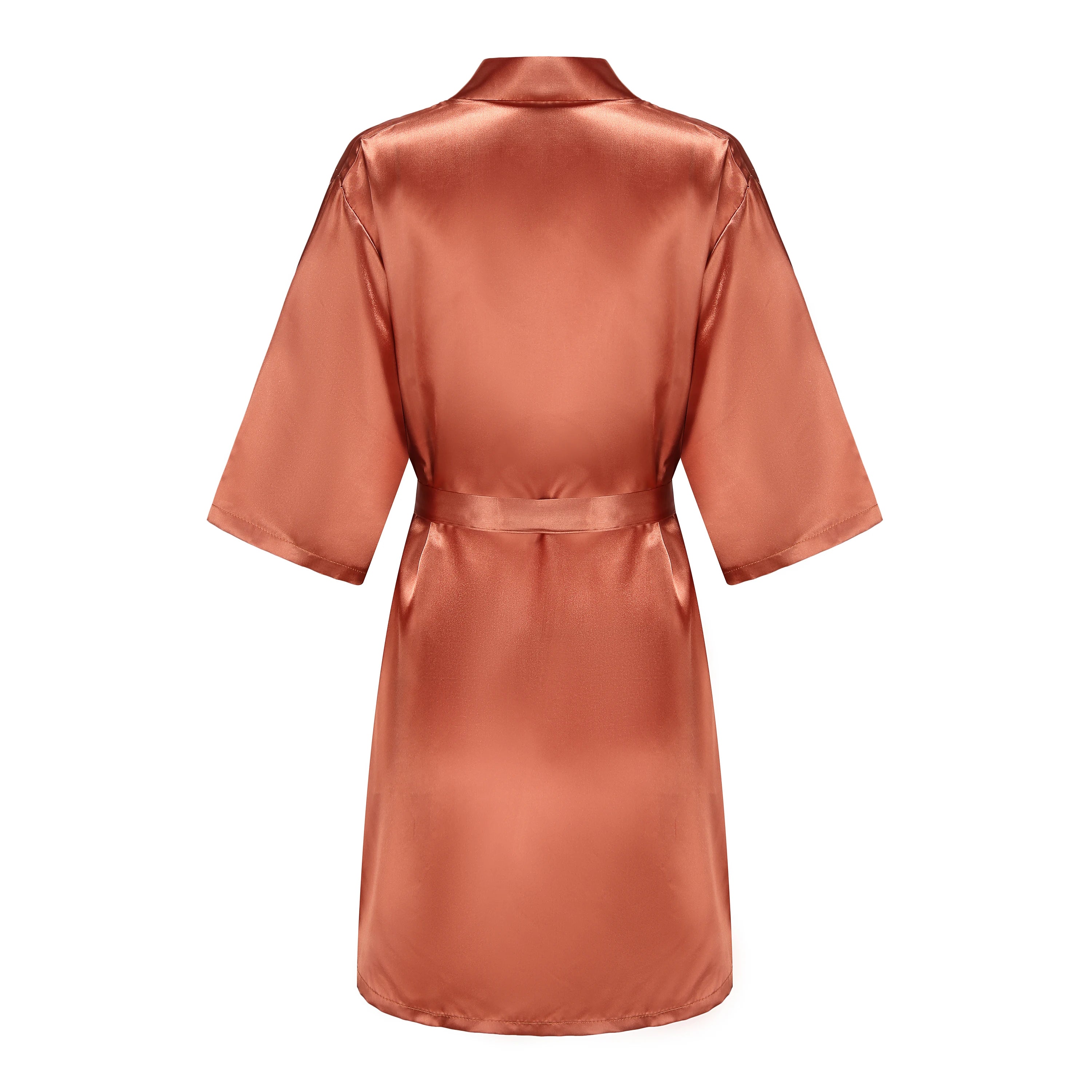 New Caramel Bathrobe Bride Satin Robe Women Getting Married Bride Hen Party Sisters Sqaud Mother Wedding Bridesmaid Robes