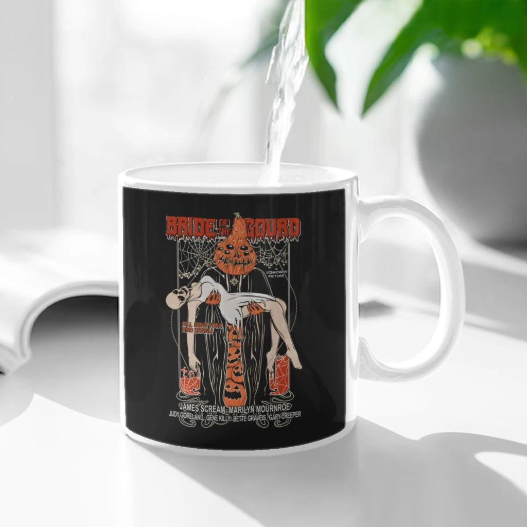 Bride of the Gourd Ceramic Cup Coffee Oatmeal Breakfast Cup Creative Personality Mug