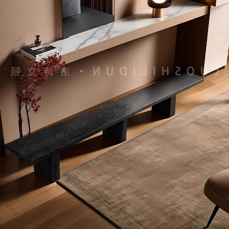 Living Room Relaxing Foot Stool Lounge Clear Shoe Bench Seat Chinese Style Low Step Stool Interior Muebles Balcony Furniture