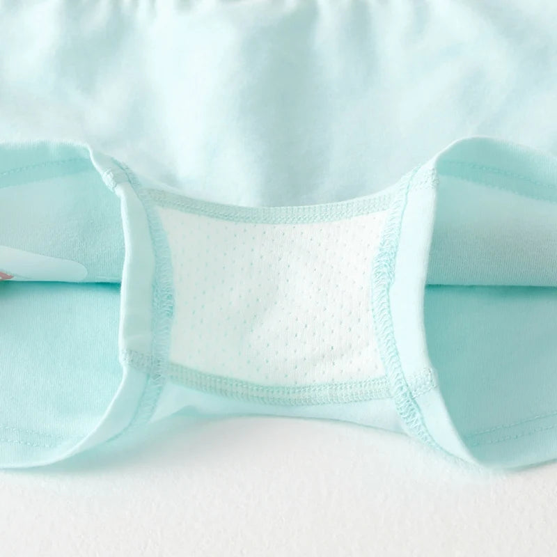 2Pcs Baby Girls Panties Sets Cotton Kids Underwear Clothes Cute Cartoon Toddlers Shorts Underpants Children Panties 3-11years