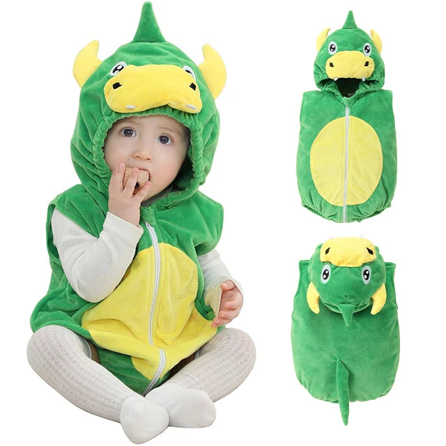 MICHLEY Carnival Baby Romper Bodysuit Sleeveless Newborn Clothes Infant Toddler Clothing Halloween Photography Prop For Boy Girl