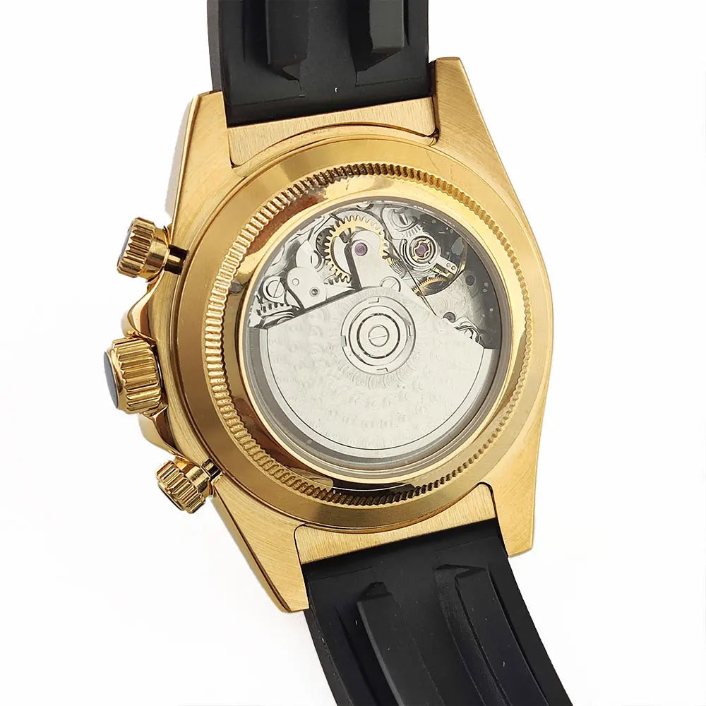 Luxury watches customized gold Chronograph Equation Racing Men Automatic Mechanical Watch Waterproof 10ATM Sapphire 4613Movement