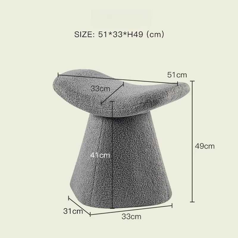 Makeup Stool Dressing Stool Household Creative Shoe Changing Stool Sitting Pier Makeup Chair Girls Bedroom Chair
