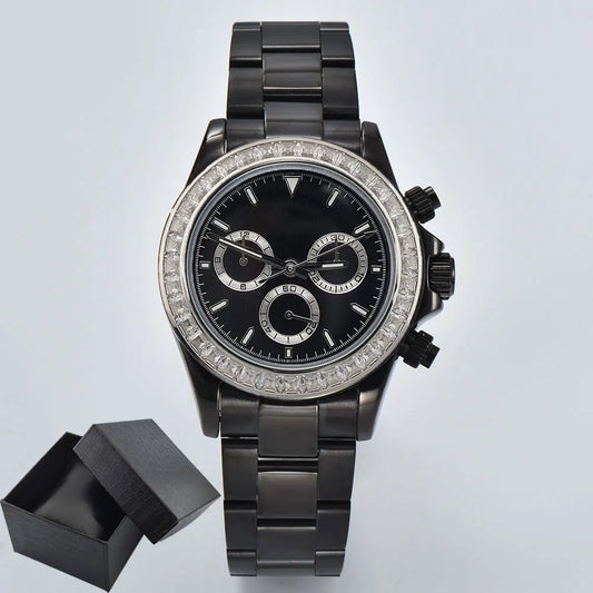 4613 WATCH man sapphire Glass GEM customized automatic mechanical watch 39.3mm  7750Amovement chronograph watch Waterproof 10ATM