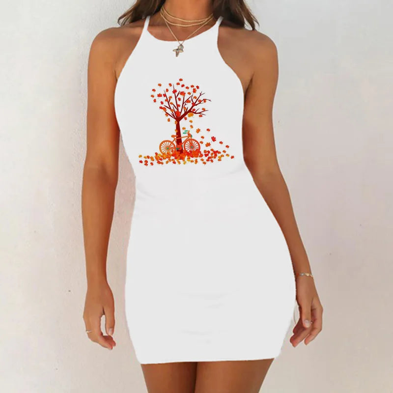 Nightgown Women Kawaii Korean Graphic Nightdress Plus Size Night Dress Sexy Sleepwear Slim Pack Hip Sleeveless Sleepshirts