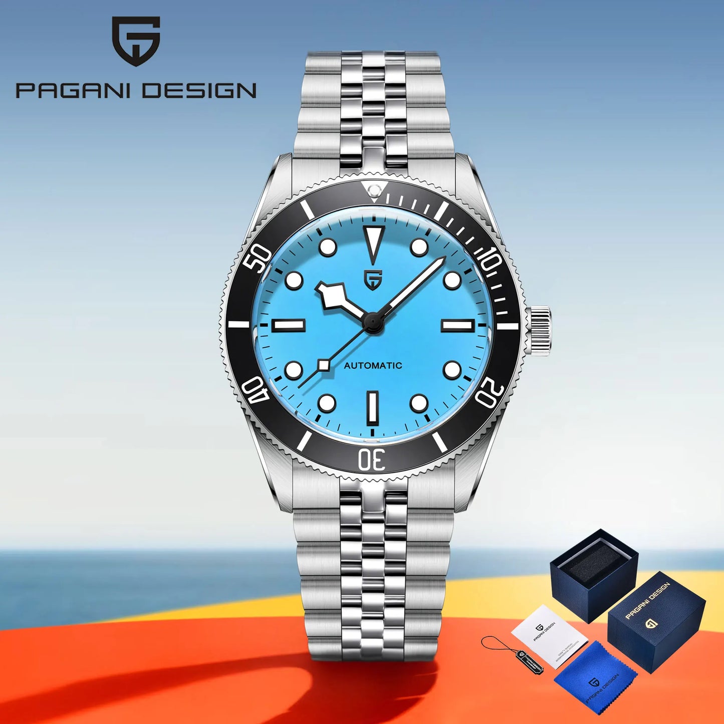 PAGANI DESIGN Luxury Men's Watch 2025 New Mechanical Wristwatch Sapphire Mirror Clock With BOX Fashion Luminous Automatic Watch