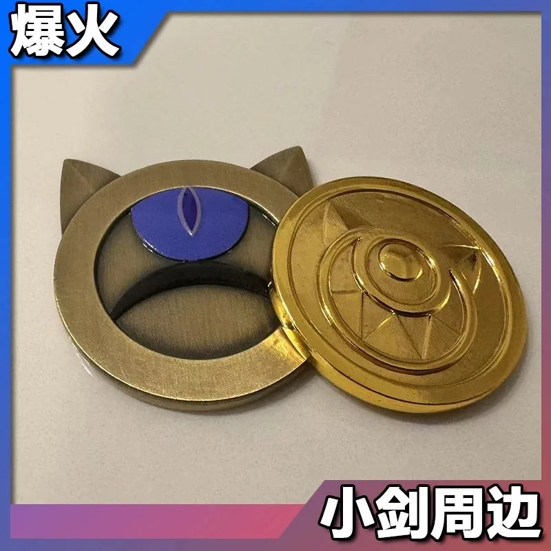 Honkai Star Rail Cipher Game Cosplay Prop Metal Coin Flying Coin Memorial Badge Halloween Christmas Party Props Gifts For Women