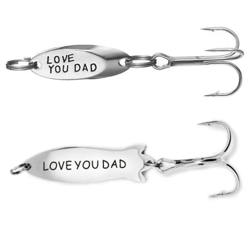Love You Dad Daddy's Lure Fishing Lure Gift for dad Daddy, Fisherman Gift, Mens, from Daughter, from Son Birthday Christmas Gift