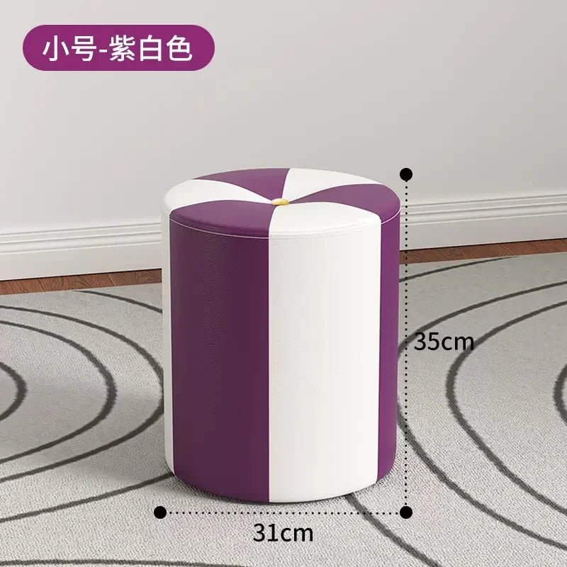 nordic Footrest Stool Hallway kitchen makeup living room vanity chair Wooden luxury home offer Interior items foot furniture