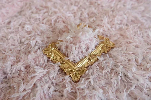 Feather Tassel Velvet Fabric Shooting Background Baby Clothes Pillow Dresses DIY Stage Apparel Designer Sewing Material Cloth