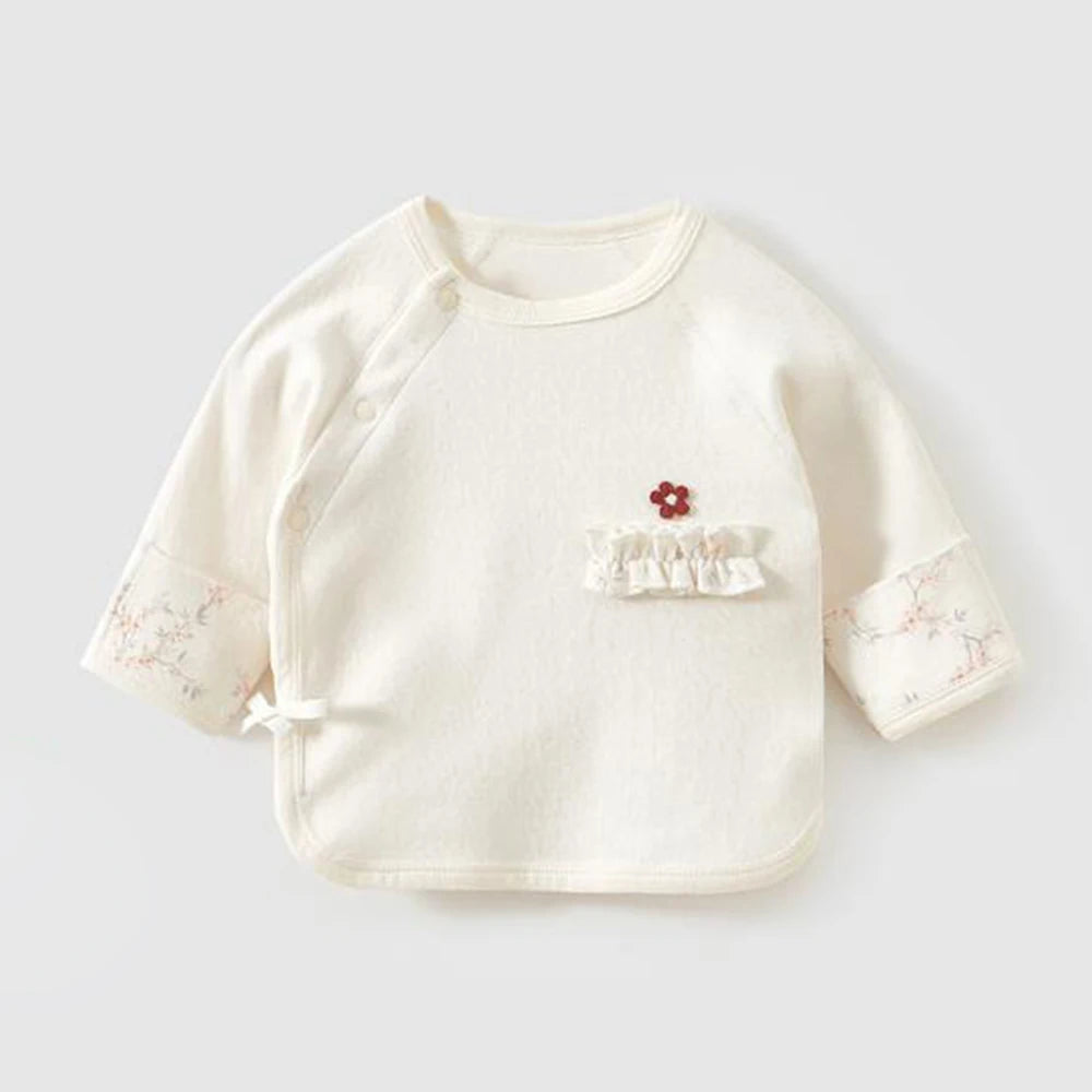 Baby Girl Long Sleeve Tshirt Cotton Spring Autumn Newborn Clothes Hospital Baby Tops 0 3 Months