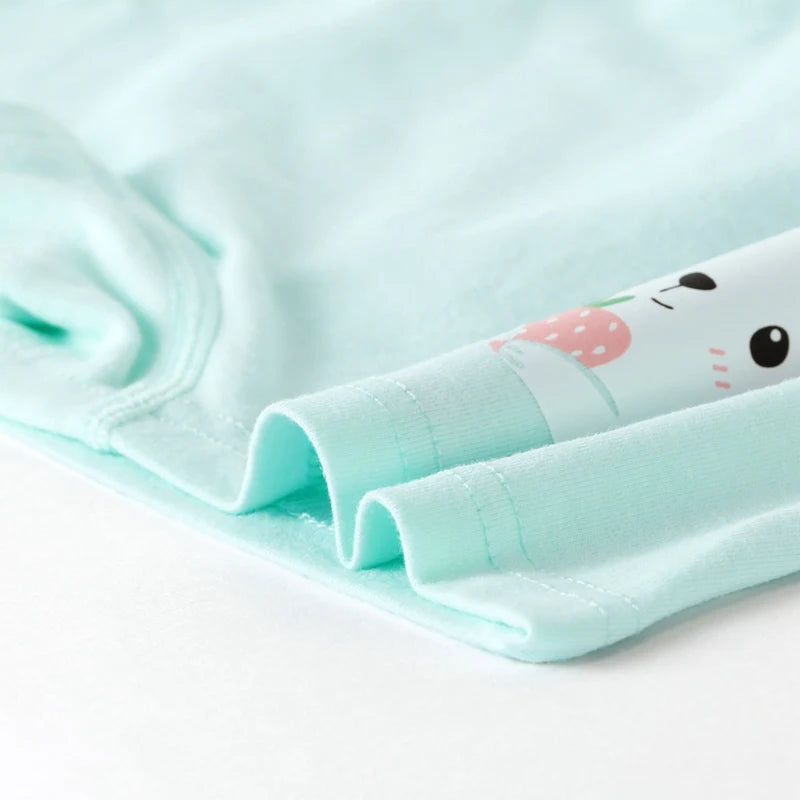 2Pcs Baby Girls Panties Sets Cotton Kids Underwear Clothes Cute Cartoon Toddlers Shorts Underpants Children Panties 3-11years