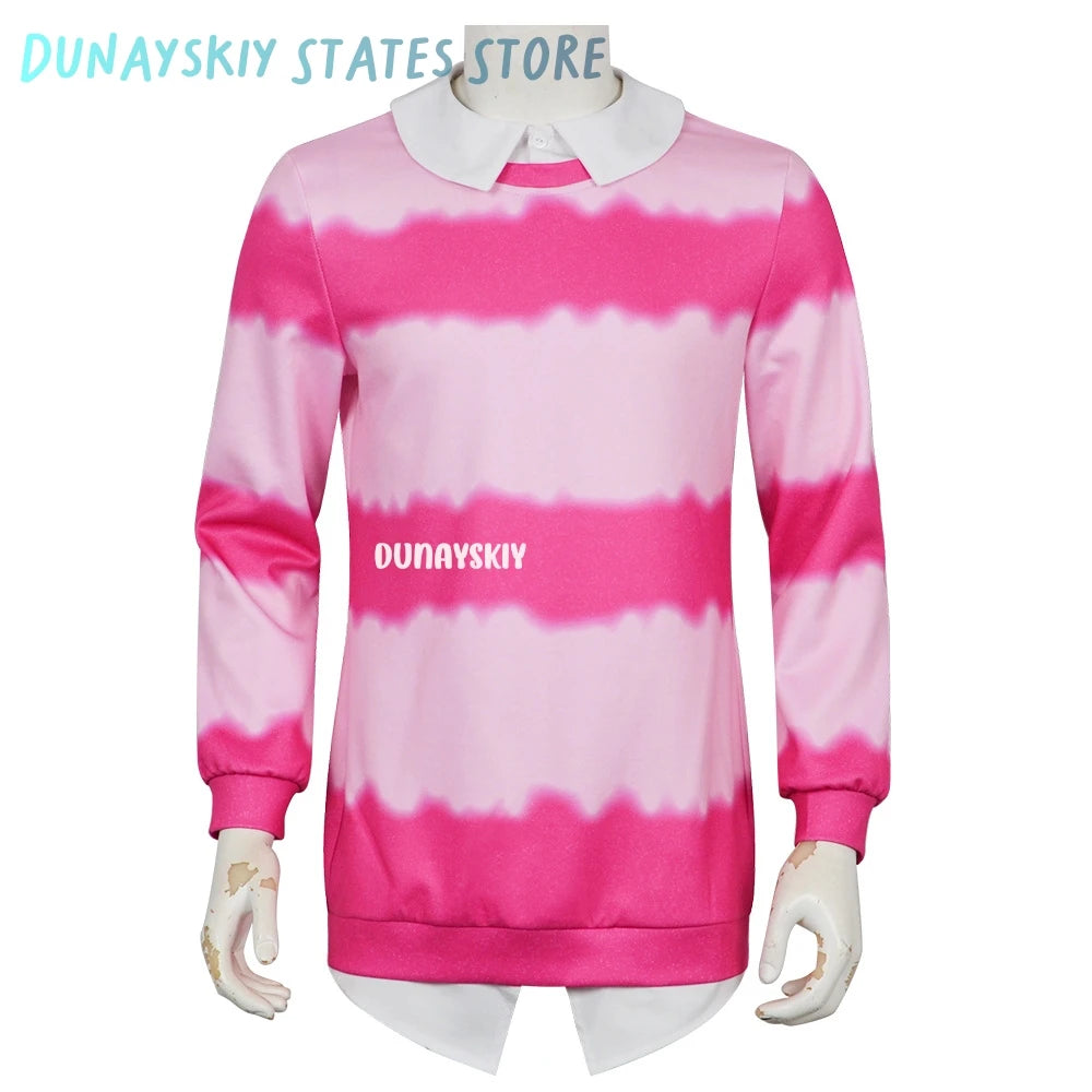 Sajaboys Cosplay Jinu Boy Group Anime Huntrix Movie Kpop Demon Handsome Vest Vampire Goth Punk Long Coat Korea Idol Halloween