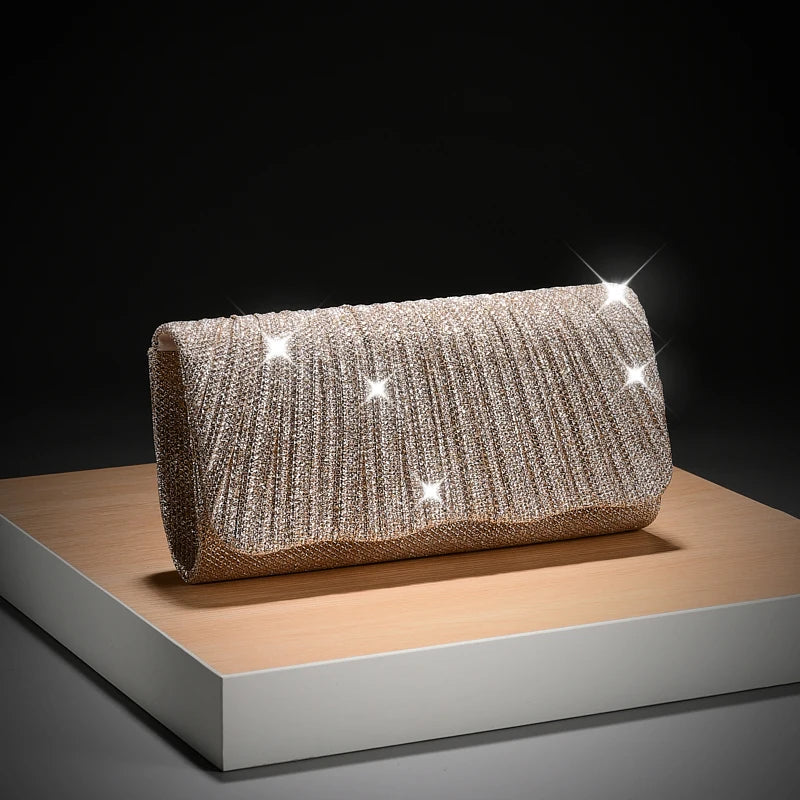High Quality Women Small Purse Luxury Bride Wedding Bags Bling Bling Clutch Bag Evening Bags