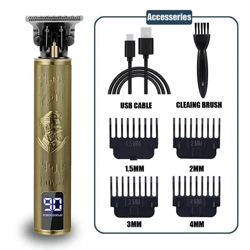 Three-speed Variable Gear T9 Hair Clipper Shaving Hair Trimming Hair Trimming Electric Shaver Boyfriend Gift Barber Clippers