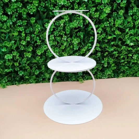 Metal Wedding Cupcake Cake Stand Floating Cake Holder Separator Wedding Birthday Party Dessert Display Stand Decorative