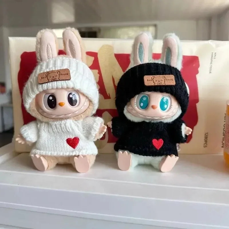 One, two and three generations of rag pendant clothes, bear hat, love set, blind box baby wear, knitted sweater, hair accessorie