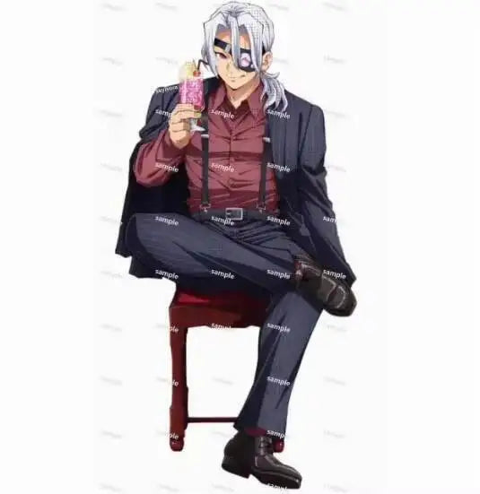 Anime Demon Slayer Kamado Nezuko Dessert Series Stand Figure Acrylic Model Plate Cosplay Collection Desktop Decor Christmas Gift