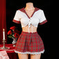 Red Sexy Lingerie Woman Porno Underwear Sexy Dress Student Cosplay Uniform Women Lingerie Erotic Underwear Babydoll Costume