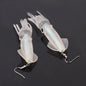 Noctilucence Color Tube Squid Drop Earrings for Women Giant Jelly Bionic Soft Lure Marine Animal Earring Fishing Lovers Gifts