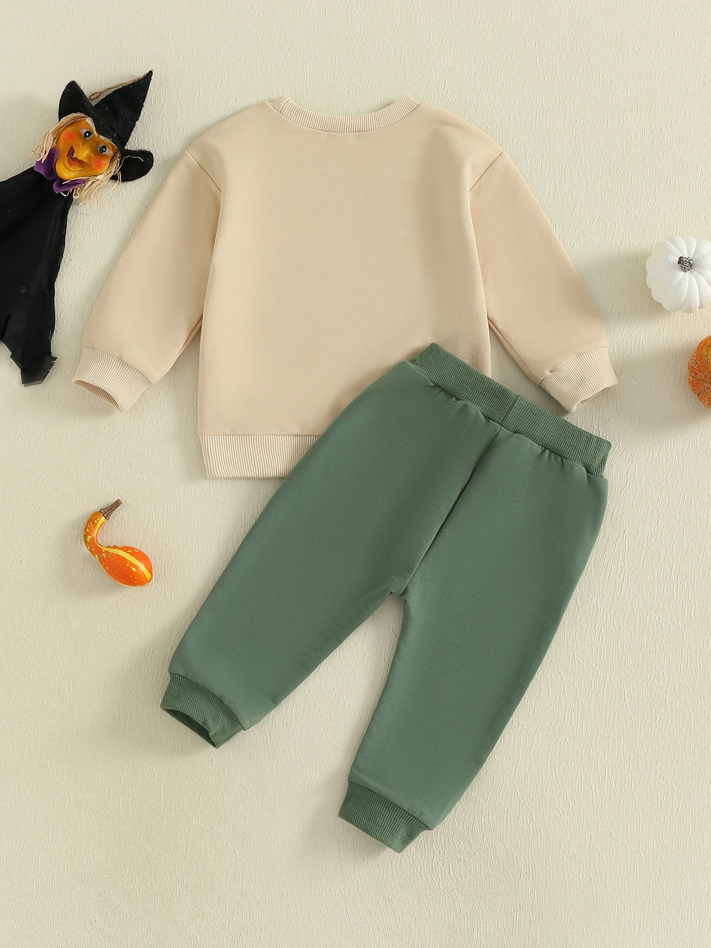 Toddler Girl Thanksgiving Outfit Turkey Pumpkin Embroidery Long Sleeve Shirt and Elastic Leggings 2 Piece Set for Fall
