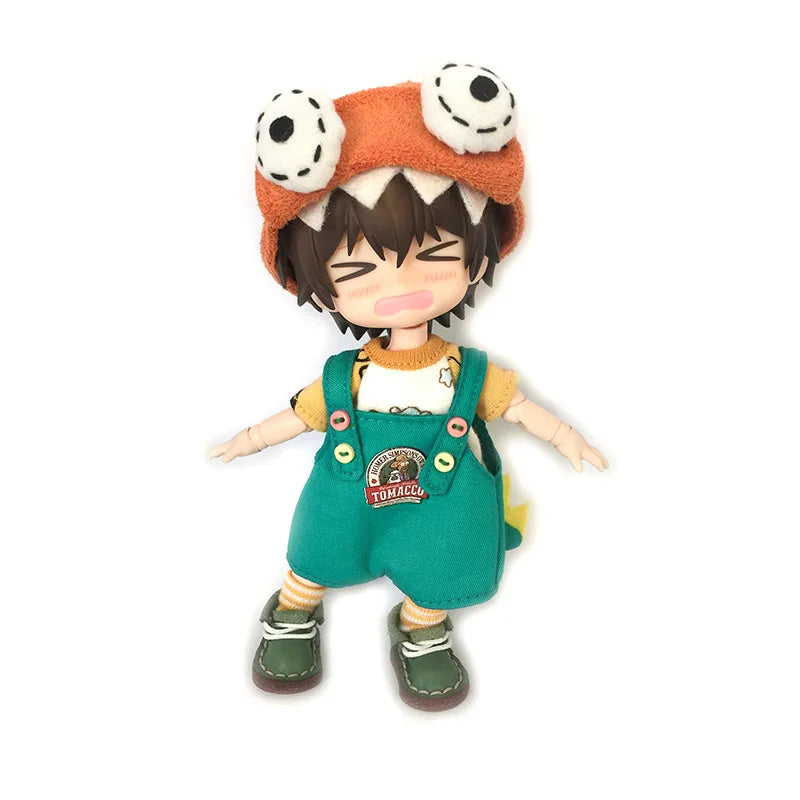 New Ob11 Baby Clothes Obitsu11 Cool Coat Molly Doll Clothes Dress With Hat 1/12bjd Gsc Doll Clothes Accessories For Gsc OB11