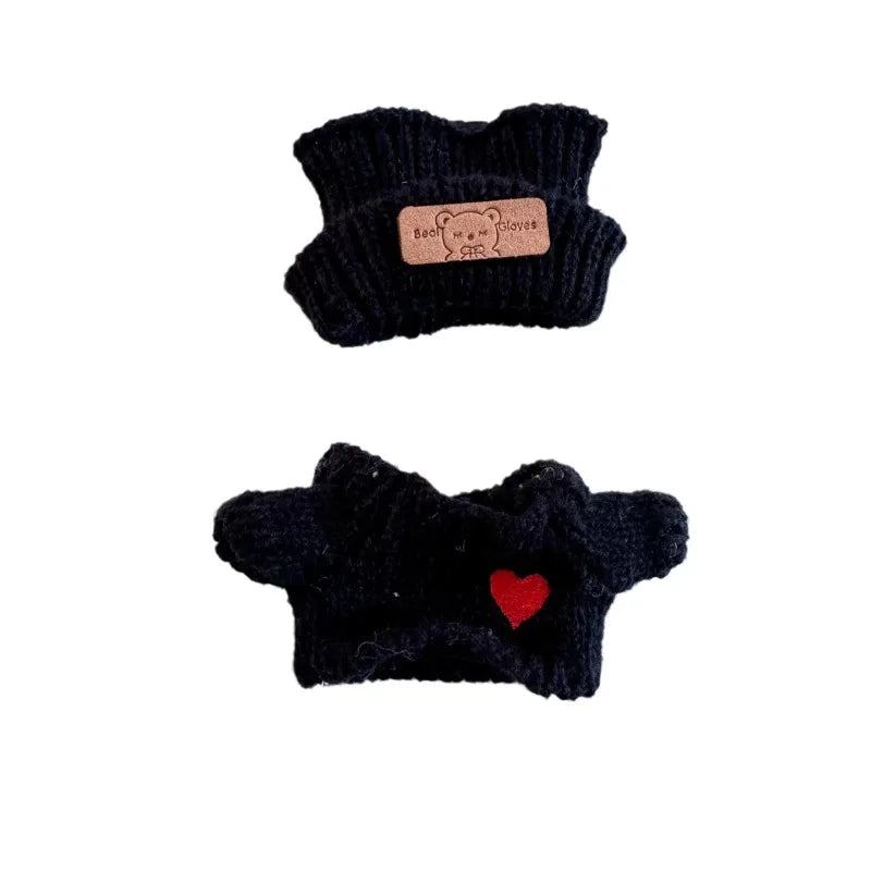 132nd generation rabub pendant clothes bear hat love set blind box baby knitted sweater hair accessories