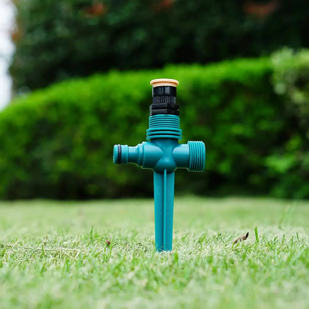 Garden Sprinkler 360° Rotation Irrigation Watering System Automatic Agriculture Lawn Greenhouse Adjustable Plug Spray Nozzle