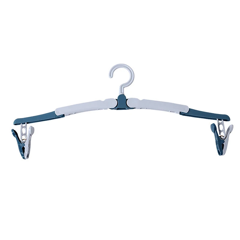 1 Pcs Colorful Travel Hangers Portable Foldable Clothes Hangers Travel Accessories Foldable Baby Clothes Drying Rack