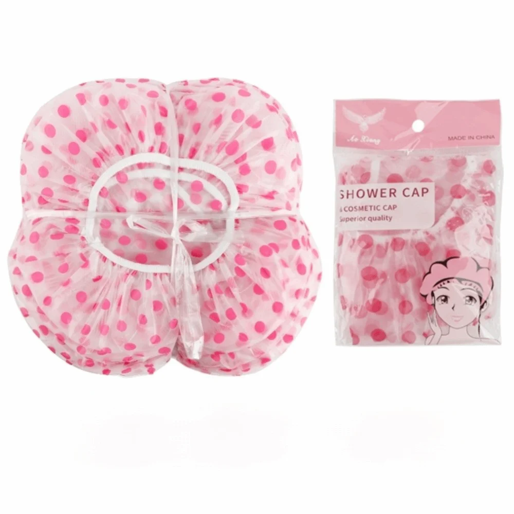 Durable Dustproof Shower Cap Oil-proof Fume Prevention Waterproof Bathing Cap Dry Hair Cap Household