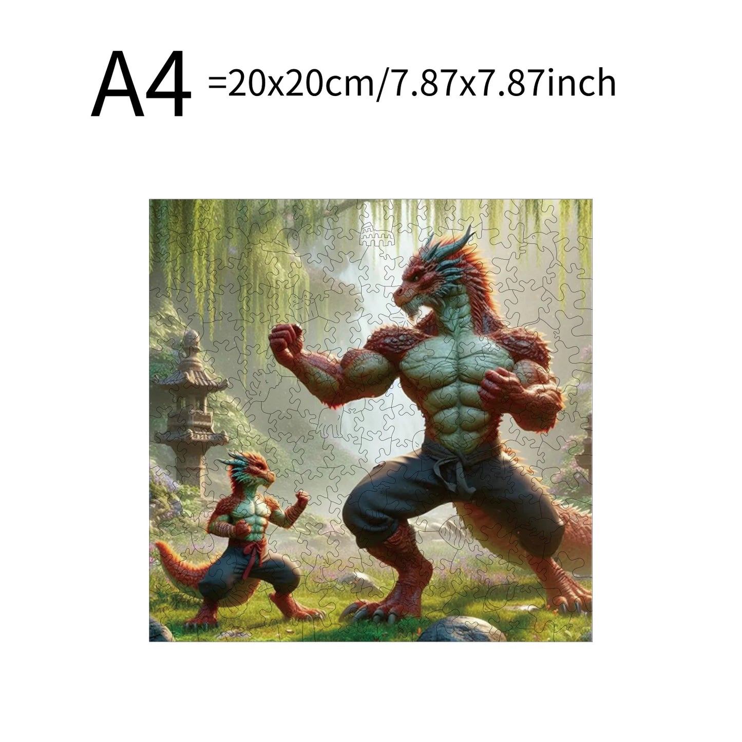 Bull Dragon Eagle Ghost Animal Puzzles High Quality Jigsaw Puzzle Wooden Puzzle Best Christmas Gift