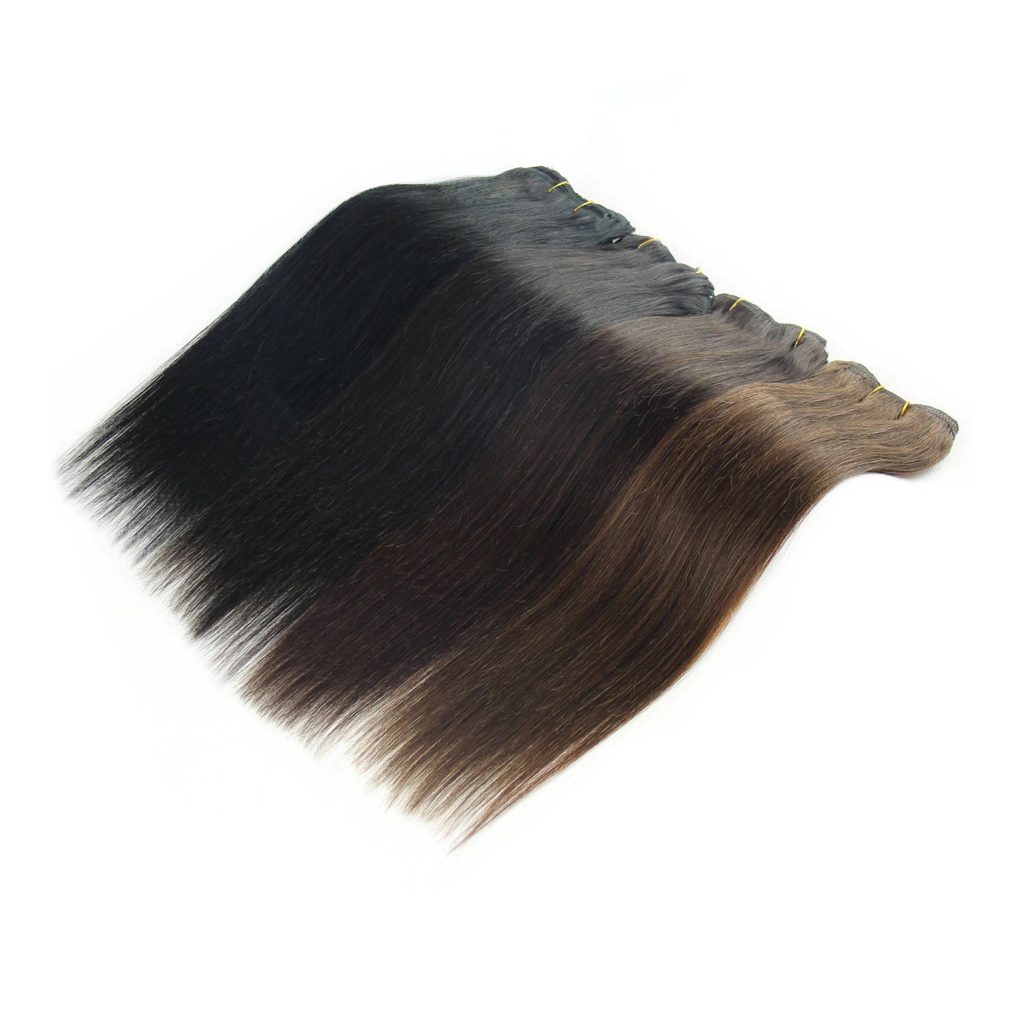 Clip in Human Hair Real Natural  Hair Extension Double Weft Full Head 7PCS Clip Ins For Add Volume Shipping from US