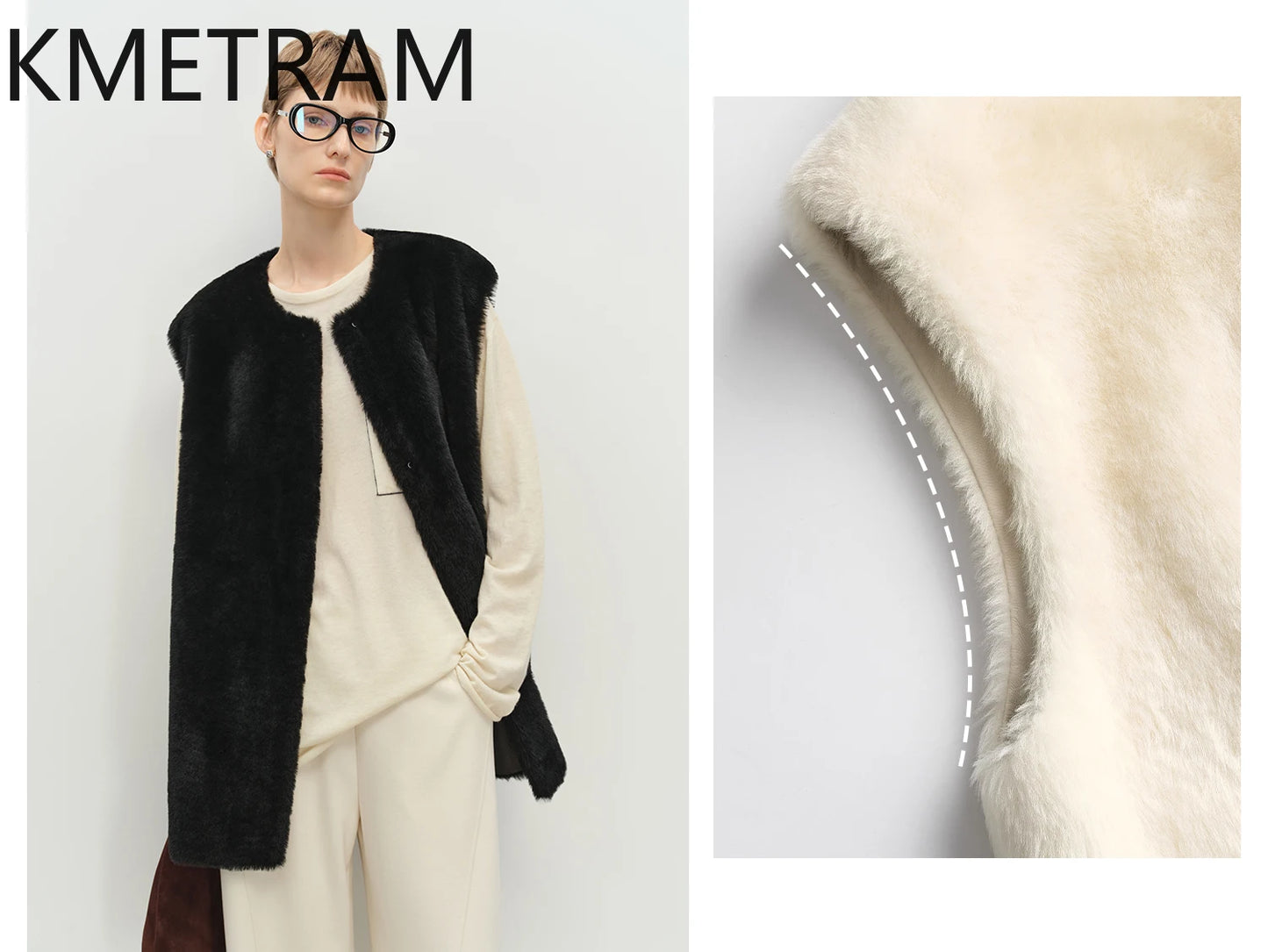 Natural Merino Wool Sheepskin Double Faced Fur Vest Woman High Quality Sleeveless Real Fur Coat Winter Clothes 2025 шуба женская