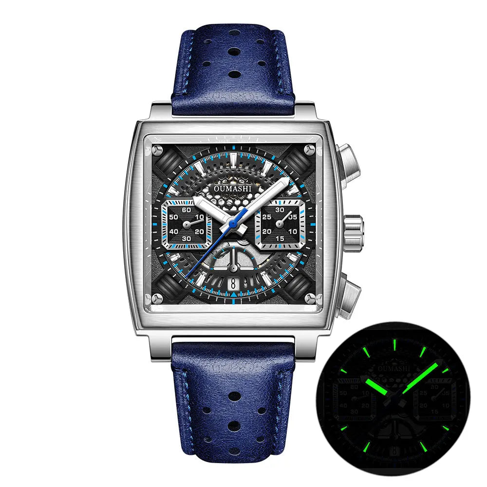 40mm men's watch ETA 7750 automatic multi-function chronograph movement sapphire glass diving mechanical Customized watch