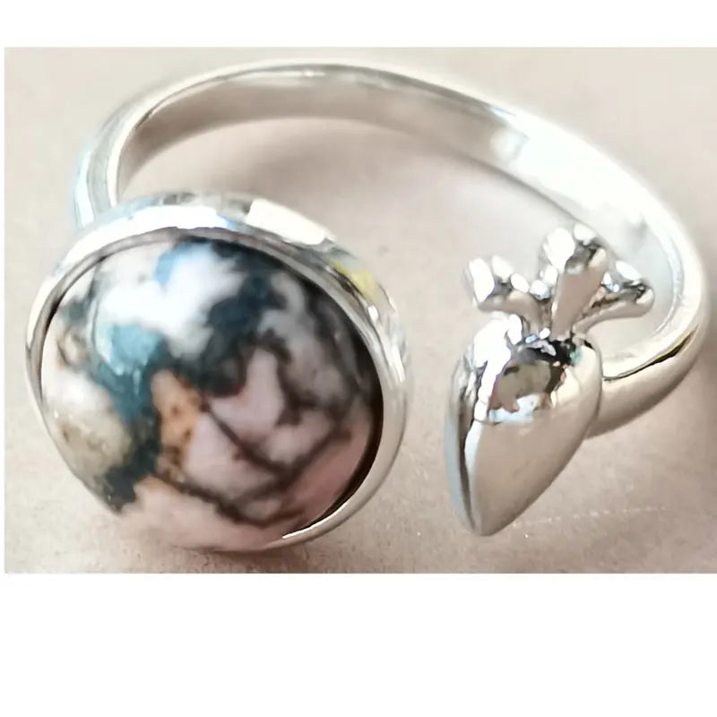 Lapis Lazuli bead Ring PWB1174