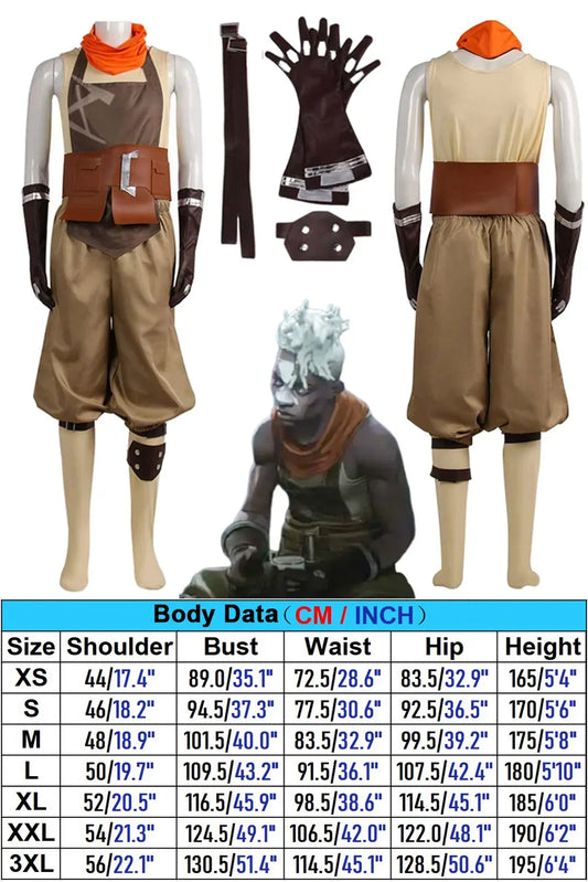 CosplayDisguise Arcane Ekko Cosplay Clothing 2024 Game LoL TV 2 Costume Adult Men Roleplay Male Role Play Fancy Dress Up Party C
