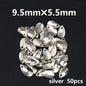 50Pcs/lot DIY Fishing Spinner Sequin Rings Bait Lures Makou water drop tablet Anti secant line Metal Noise Spoon Accessories