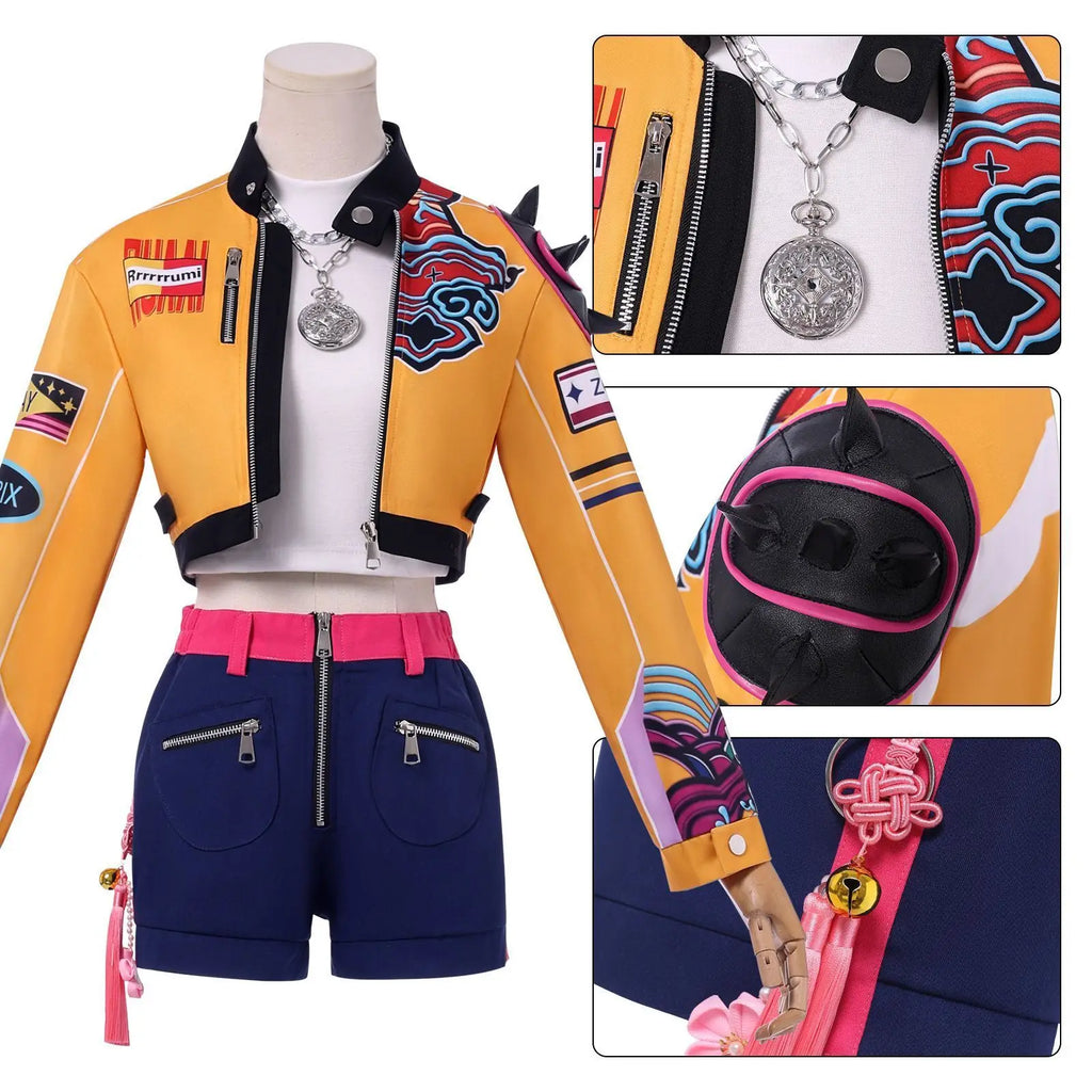 Halloween Cosplay Costume New K-Pop Girl Group Cosplay Costume Lumimira Zoye Cosplay Outfit Girl Game Suit